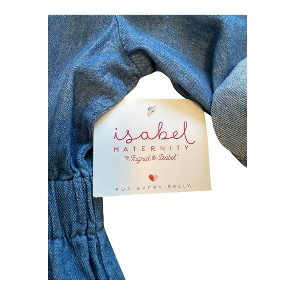 Isabel Maternity Denim Dress - Size Medium - Picture 9 of 14